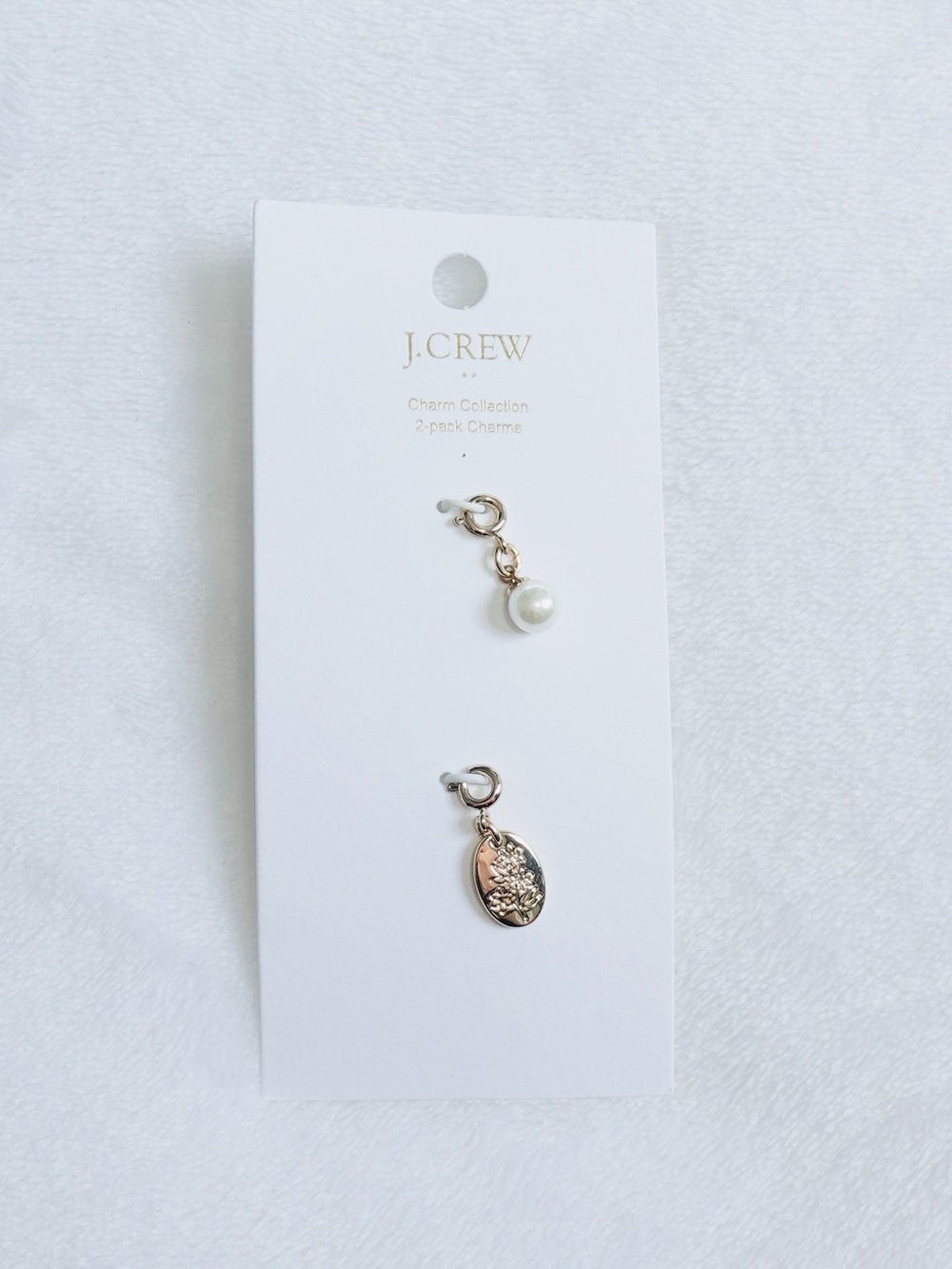 J.Crew charm collection bracelet charms - 2 pack - New
